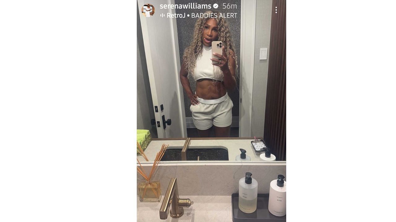 Serena Williams' Instagram story